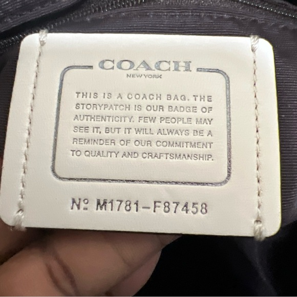 Coach Taylor Tote F87458 DKM86 Prairie Print Chalk Flowers Full Retail Style - Picture 15 of 16